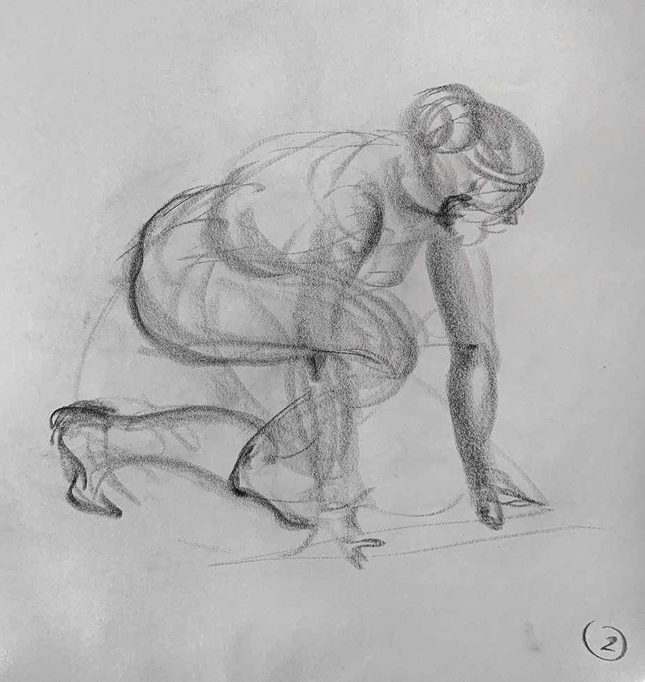 Female one knee - 2min